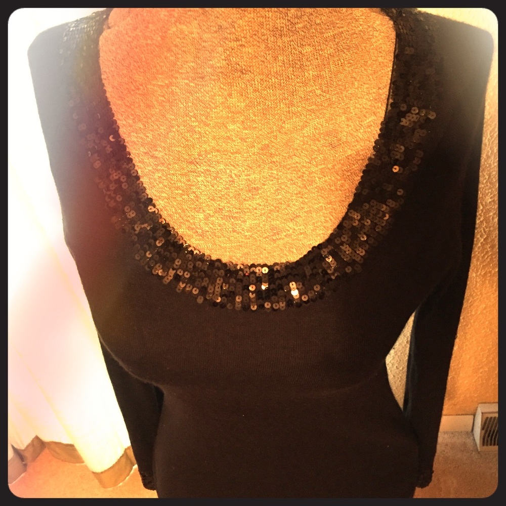 Donna Karan black sweater